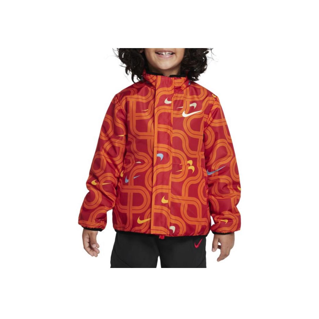 

Nike Куртка Змея Приветственная Серия Удобный Искусственный Овечий Флис Двусторонняя Детские куртки Черный IB7613-010 S