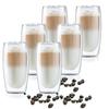 THERMAL GLASSES FOR LATTE MACCHIATO 350ml 6 pcs