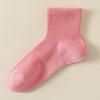 Short Socks, Pure Cotton Women's Spring and Summer Thin Right-angle Socks, Women's Boneless Anti-roll Boat Socks, Sports Women's Socks