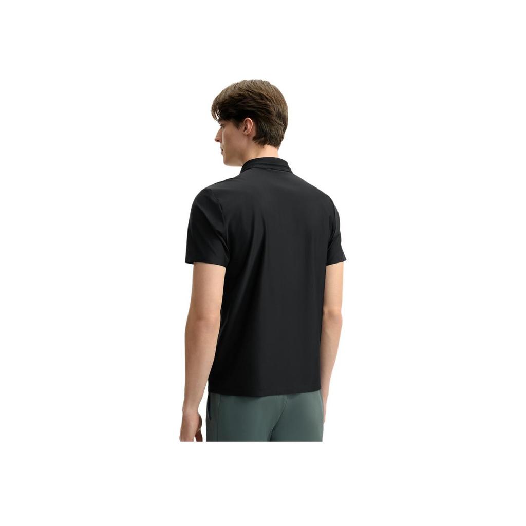 New FILA Polo Shirt Men's Jet Black BK F11M522102F-BK