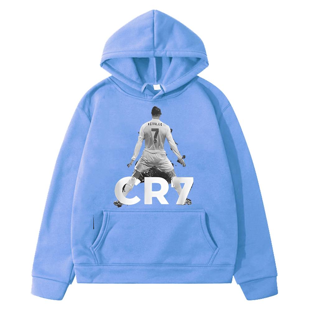 Football fan CR7 Autumn Hoodies Fleece Sweatshirt boy clothes y2k sudadera Casual anime hoodie Jacket pullover kids clothes girl