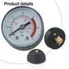 Průmyslový manometr ke kompresoru 0 170 PSI/ 0 12 Bar Snadno čitelný