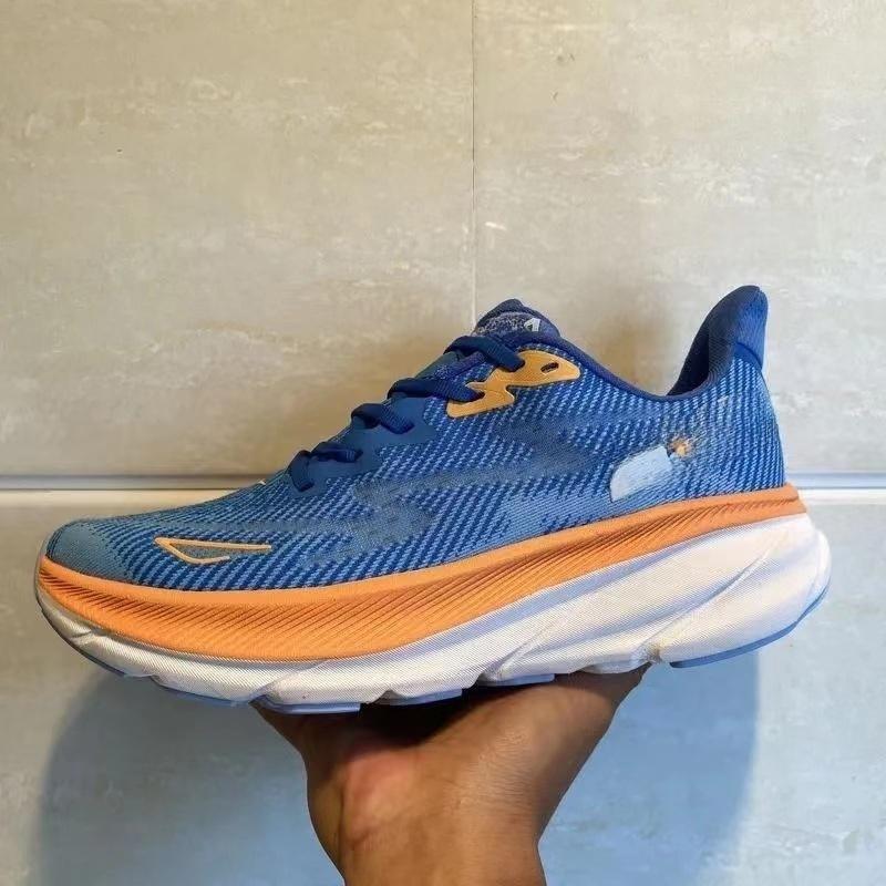 Marathon Running Shoes with Cushioning Breathable Mesh Racing Sneakers for Outdoor Sports