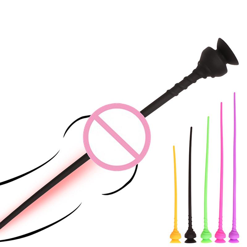5 Sizes Soft Silicone Urethral Dilator Horse Eye Stick Penis Rod Male Masturbation Blockage Stimulator Catheter Sex Toys For Men