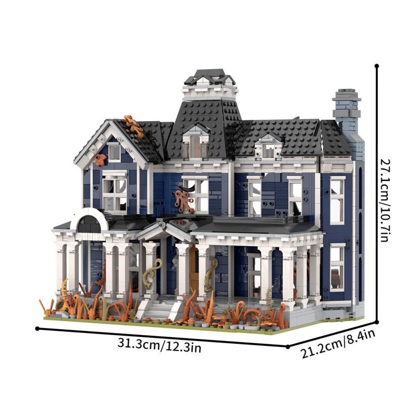 MOC Strange Tales Haunted House Building Blocks Model - Halloween Gift