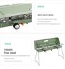 Outdoor Camping Double-Burner Gas Stove for Car Self-Driving