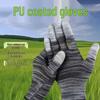 Breathable Anti-Slip PU Coated Nylon Finger Gloves: Wear-Resistant, Anti-Static Protection for Men and Women