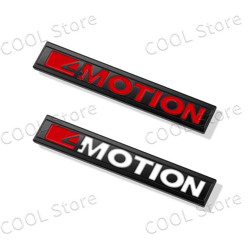 AABIP1 3D Car 4motion Emblem Logo Trim Front Hood Grille Badge Rear Trunk Sticker For VW Volkswagen Polo Golf Passat Jetta Accessories