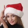 Women Winter Christmas Hat Red Pompom Xmas Hat