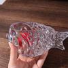 3D Fish-shaped Glass Thick Wine Glass Creative Smoothies Bowl  Cold Drink