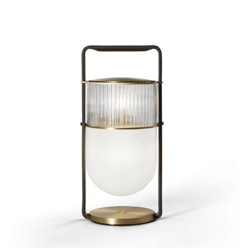 LED Table Lamp Bedroom Bedside Lamp Minimalist Art Decoration Designer Glass Desk Light