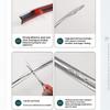 Self Adhesive Glossy Metal Edge Trim Strip With Strong Back Glue And Easy Installation Perfect For Home Wall Tile Gap Decoration