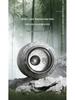 Pure Titanium Double-Layer Thermos Cup with Magnetic Suction and Bamboo Joint - Tea Steeper & Business Gift Cup