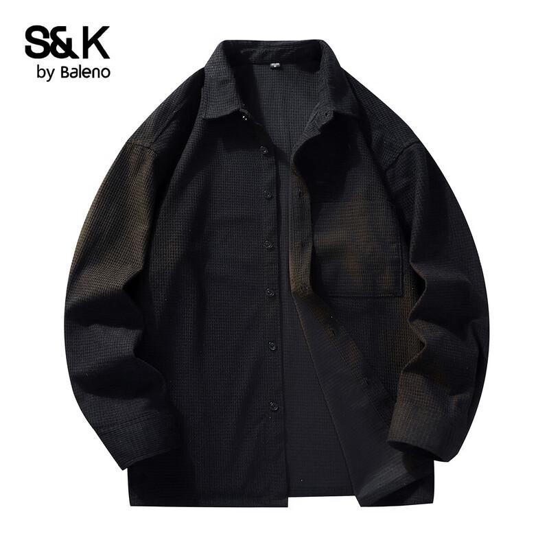 Baleno Men's Loose Fit S&K Shirt Jacket