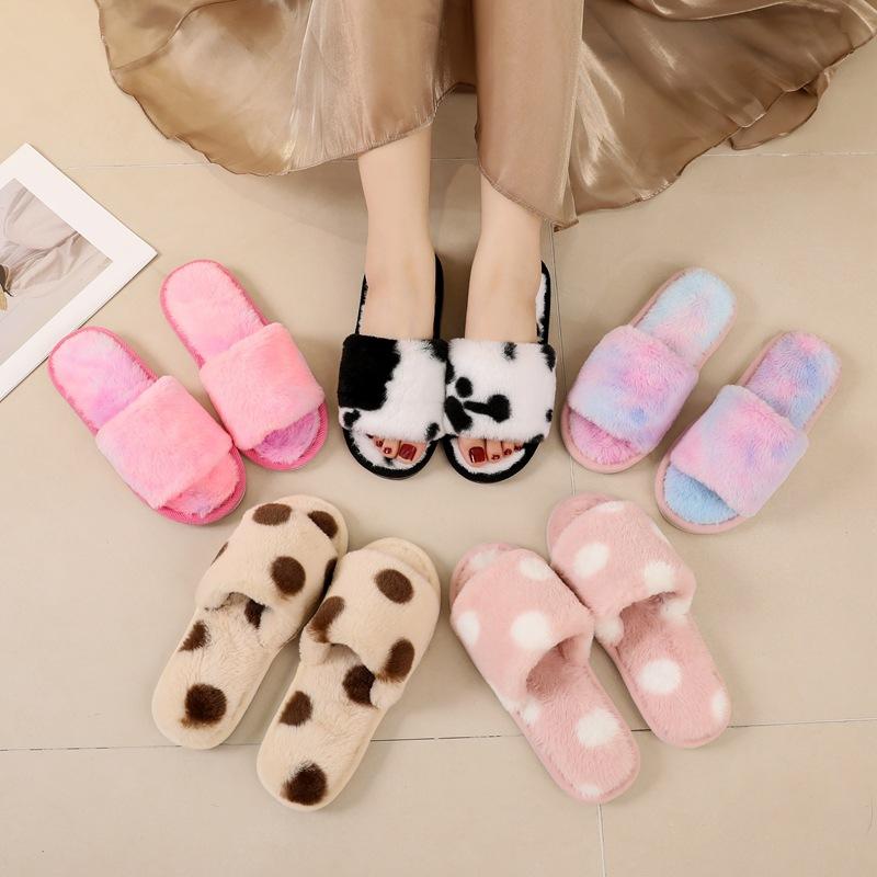 Cozy Winter Slippers for Women Soft Anti-Slip Indoor Slippers Warm Slippers