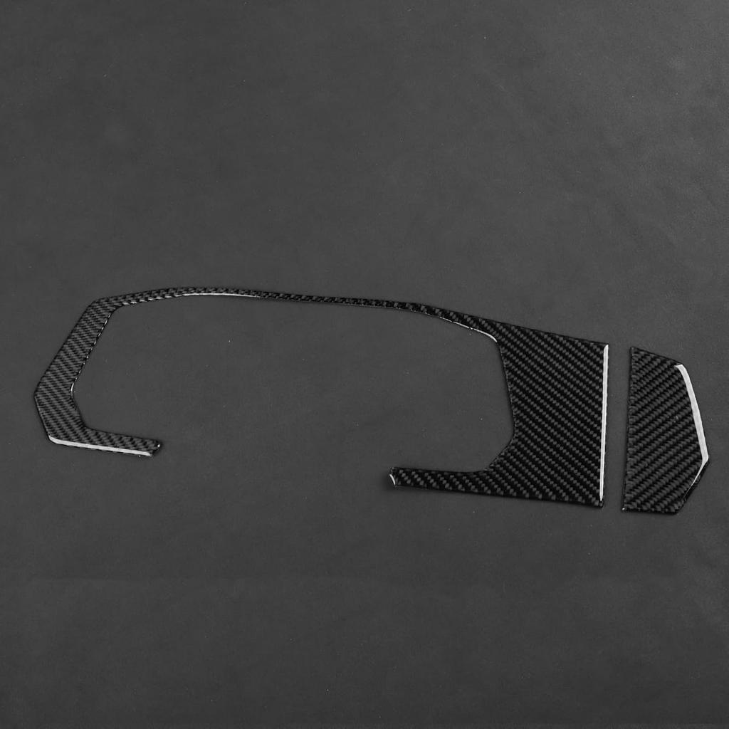 NVCNX Real Carbon Fiber Accessories for Volkswagen VW Jetta 2019-2024 2020 2021 2022 2023 Car Thick Overlay Dash Board Dashboard Instrument Cluster