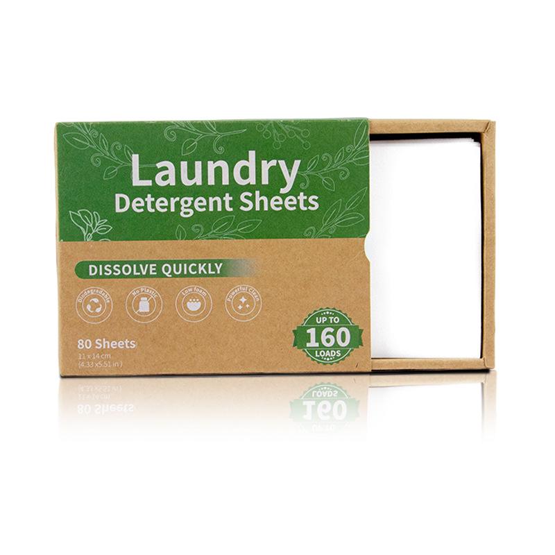 Concentrated Stain-Removing Laundry Sheets - Portable and Effective