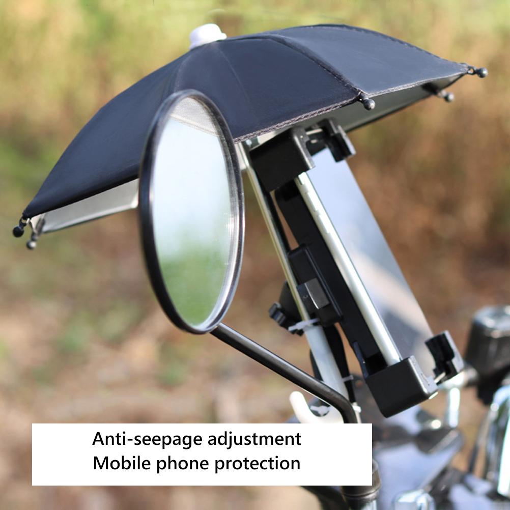 Phone Sunshade Phone Holder Umbrella Mini Parasol Toy Umbrella for Bike Mobile Phone Holder