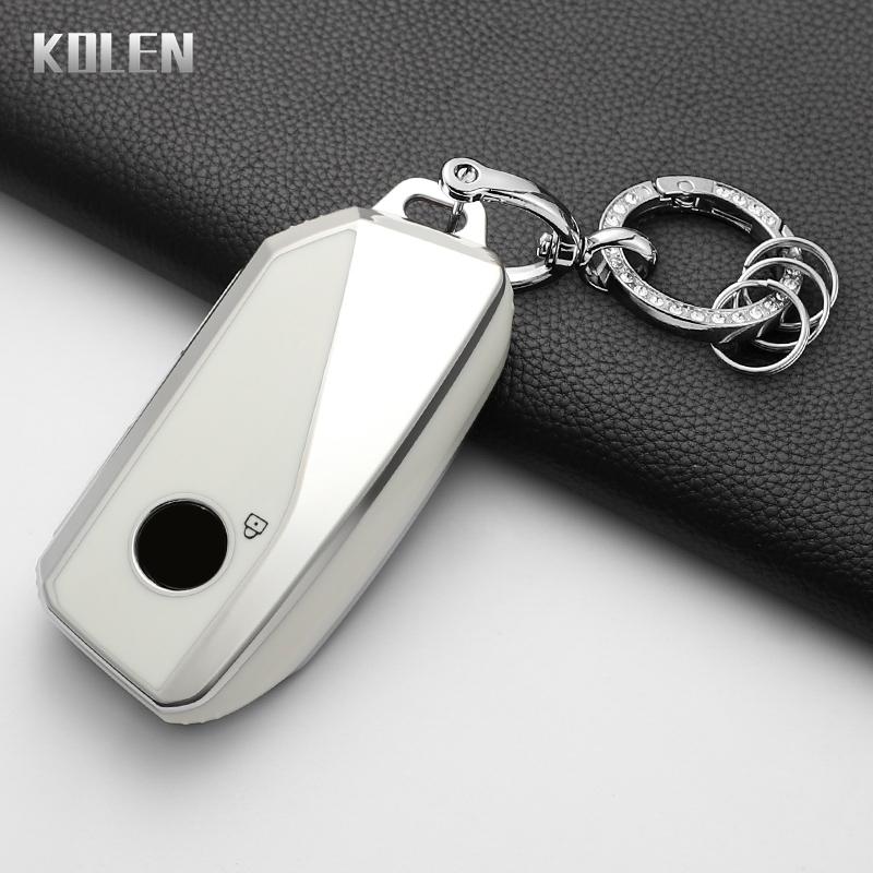 Luxury Car Remote Key Case Cover For Bmw 1 5 7 Series X1 X3 X5 X6 X7 Xm Ix U06 G09 G70 G80 G81 I5 Ix3 Ix1 Protected Keychain Fob