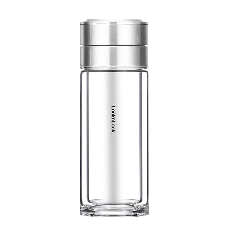 LOCK&LOCK LLG6013 Tea Separation Glass Water Bottle