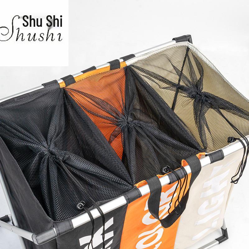 Shushi Foldable Oxford Cloth Laundry Basket with Aluminum Frame