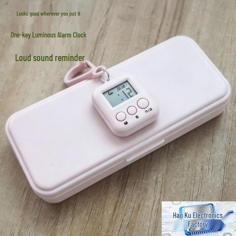 Electronic Music Pendant Keychain: Big Sound, Time Display, Backpack Accessory