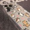 Transparent Shockproof Phone Case for IPhone 17 16 15 14 13 12 11 Pro Max IPhone 16 15 14 Plus Adorable Pixelated Kittens