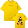 Chainsaw Man Anime Print T-Shirt, Vintage Cartoon Reze Print Tee, Soft Cotton Casual Fashion Men And Women Comfortable T-shirt