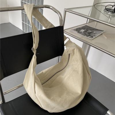 Solid Color Women's Simple Hobos Shoulder Bags Casual Large Capacity High Quality Messenger Bag Female Travel Tote Handbags