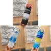 Gradient Color Plastic Drinking Bottle With Straw For Travel And Sports