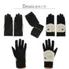 Adidas Cute and Perfect for Cold Weather Smartphone Fleece Brand Perfect for and Size B X Women's Five-Finger Gloves, Warm, Cycling, Protection,