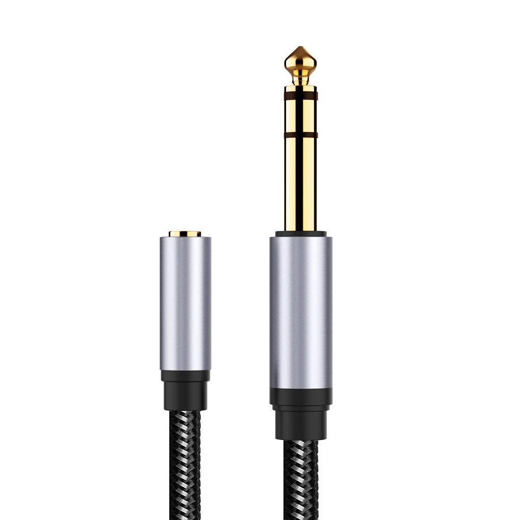 

6,5-мм штекер на 3,5-мм гнездо для наушников, гитарный гарнитура, микрофон, разъем для передачи аудиоадаптера