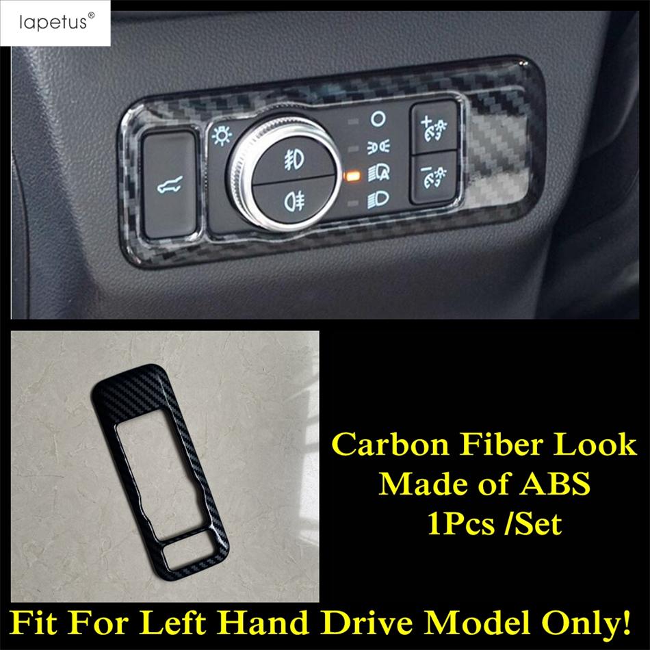 Head Lights Lamps Switch Panel Cover Trim For Ford Mustang 2024 Maverick  Mach E  Escape Kuga  - 2025 Accessories Carbon Fiber Look