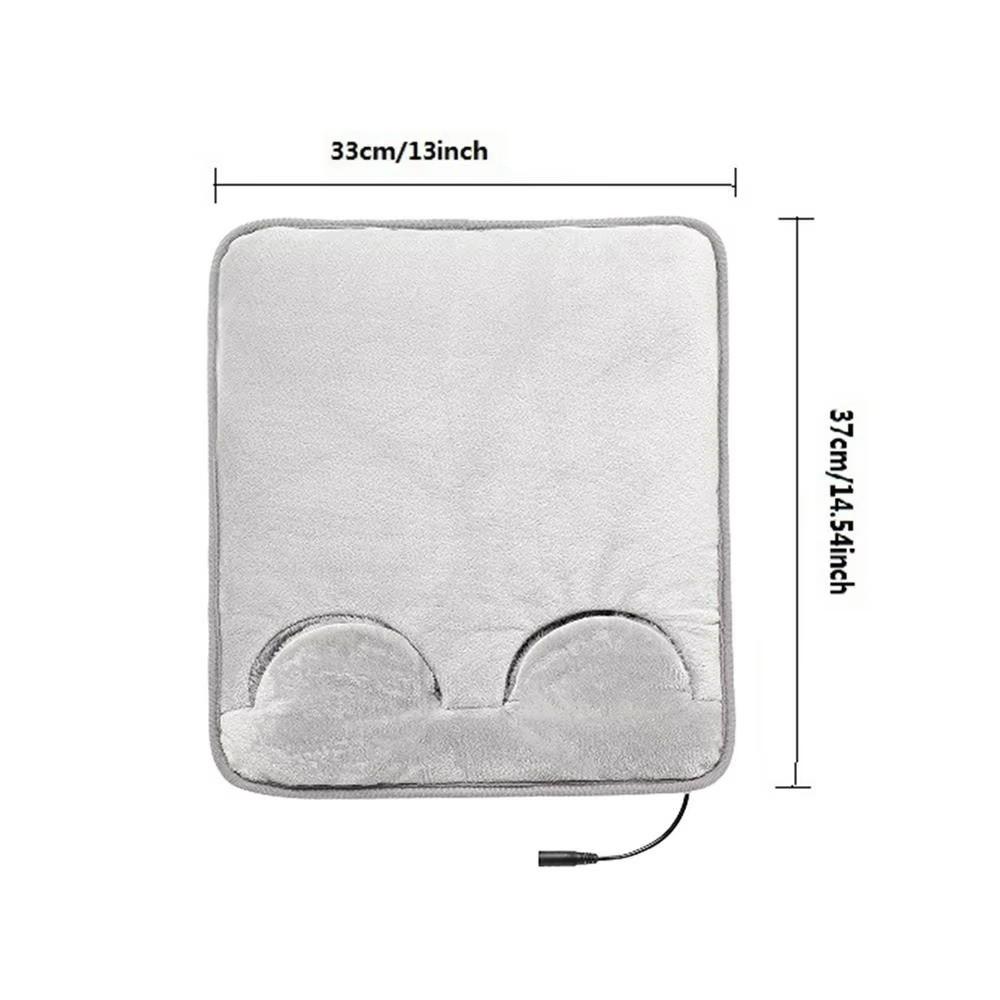Adjustable Temperature Heated Foot Warmer Fast Heating Anti-slip Bottom Electric Heating Pad Soft Portable Foot Warming Mat
