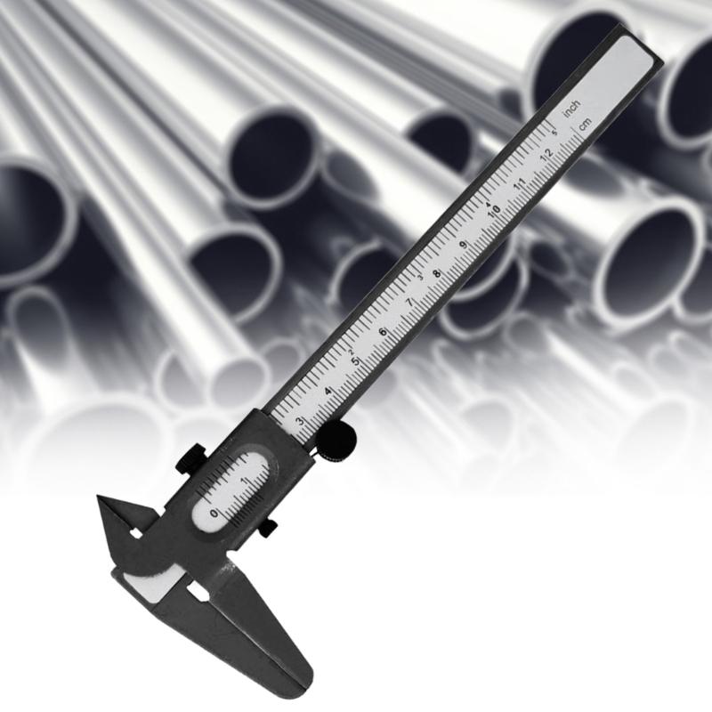 Professional Caliper Vernier Caliper Metal Rule with Clear Scale 0-5inch/120mm for Precisions Measurements Outside