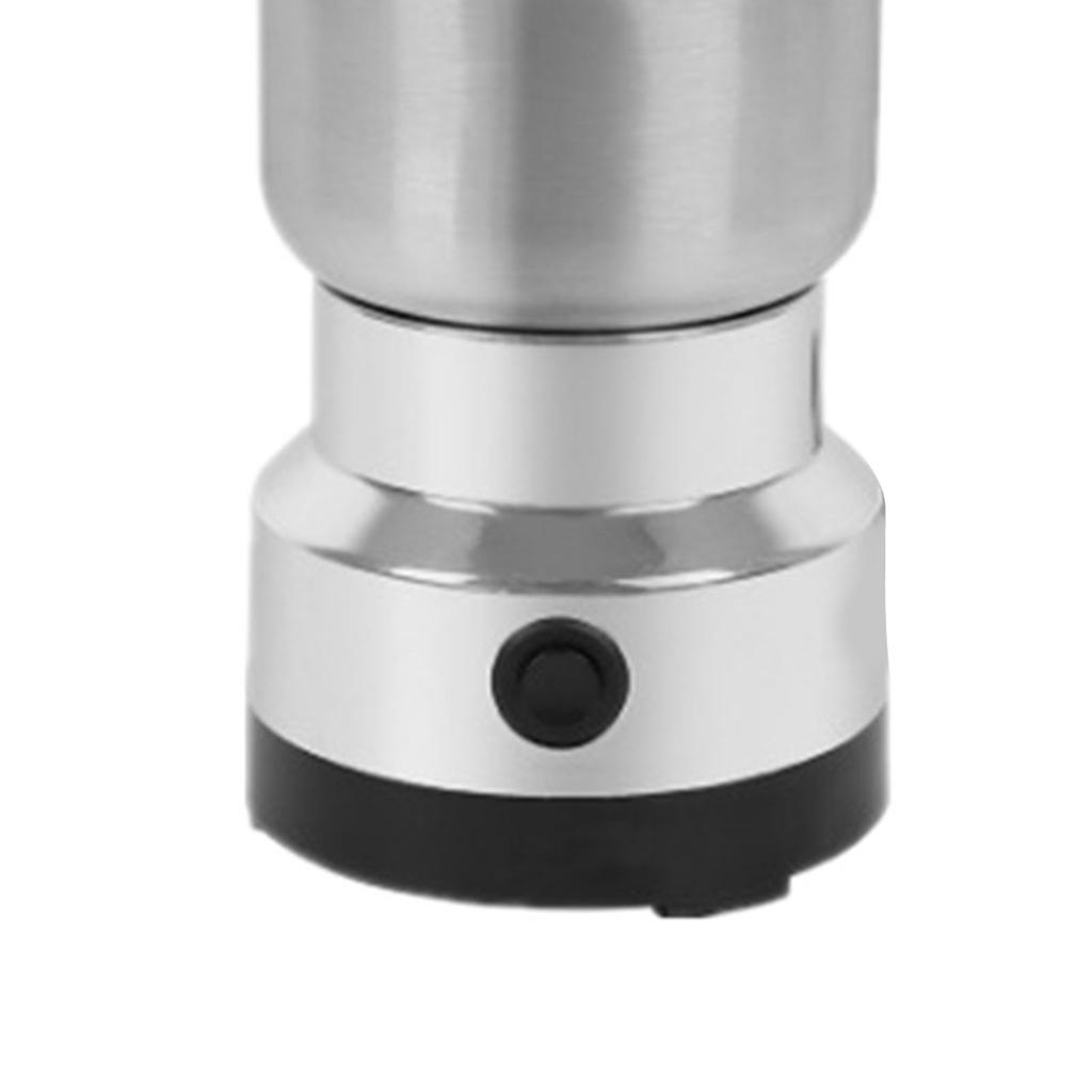 Electric Grinder 4 Blades Transparent Lid Safe Multifunctional Coffee Bean Mill for Herbs Grains
