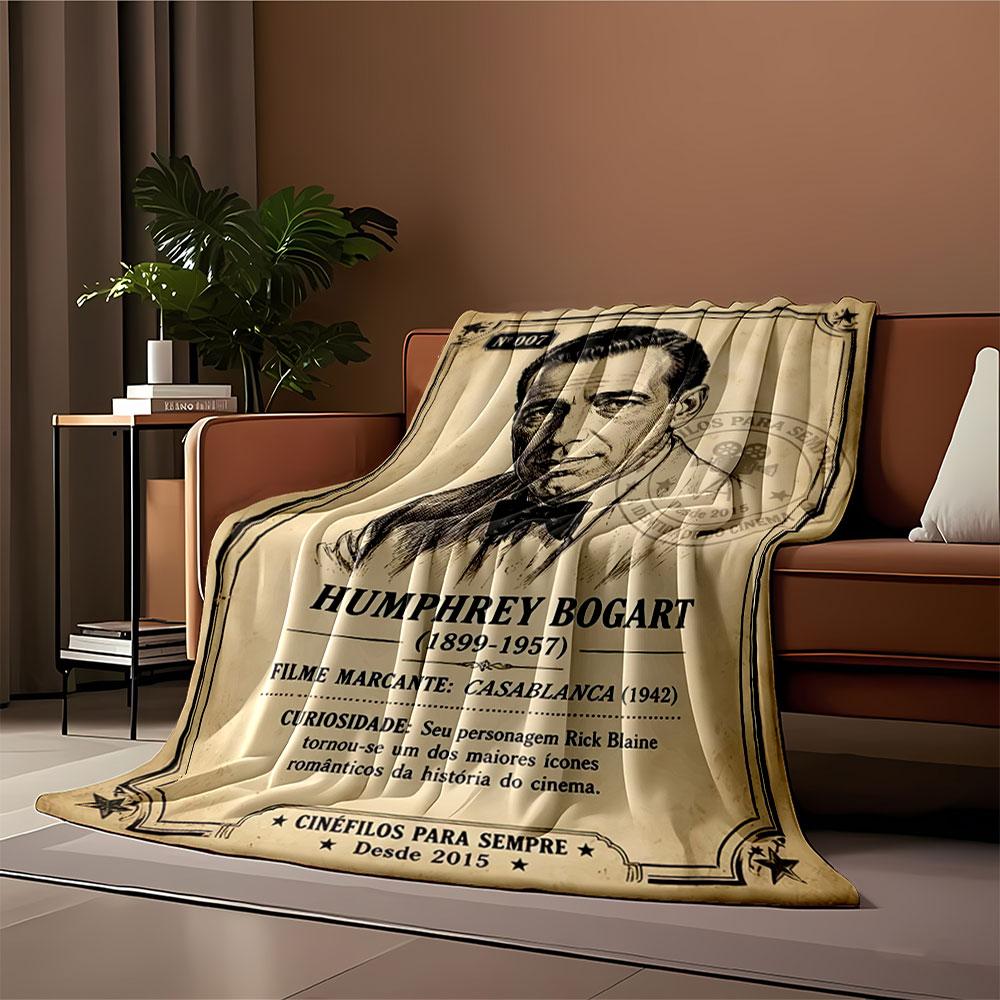 Classic Cinema Tribute Blanket for all seasons blanket lunch break throw gift