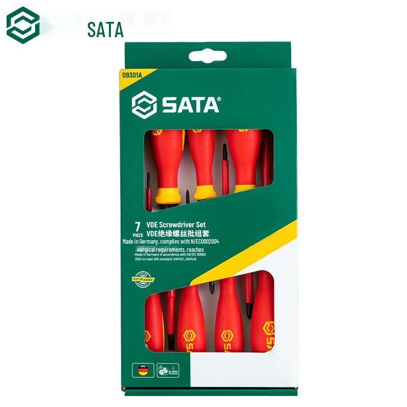 SATA High-Voltage Insulated Screwdriver Set