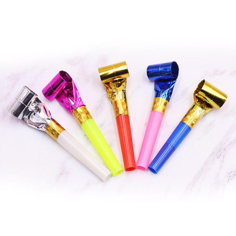 Kid’s Party Whistle Loudly Horn Noise Makers Blowout Whistle for Xmas Indoor Party Outdoor Game Supplies Cheering Squad
