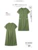 Women's Summer Cotton-Linen Dress: Petite, Slimming, Loose-Fit for Middle-Aged Moms