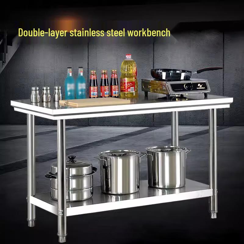 MIAOQIAO Stainless Steel Commercial Kitchen Workbench