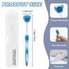 Tongue Scraper for Adults 5PCS Tongues CleanerTongue Scraper With Case Tongue Brush Helps Fight Bad Breath Tongue Scrapper Keep