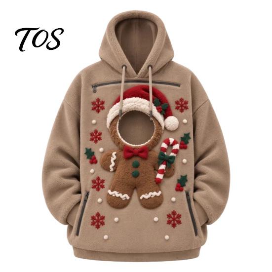 Ziemas silts flīsa tops Ziemassvētku mājdzīvnieku