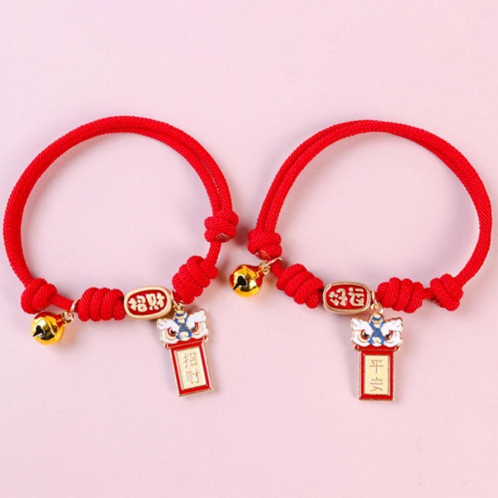 Chinese Style Braided Cat Collar Handmade Puppy Collar Pet Bell Necklace  Jewelry Accessories