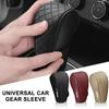 Car Gear Shift Cover PU Leather Shift Lever Cover Gearbox Shifter Knob ProtectiveFor 3 6 CX5 2 CX3 CX9 MX5 RX8 Axela Demio MS CX5 2 Axela Demio