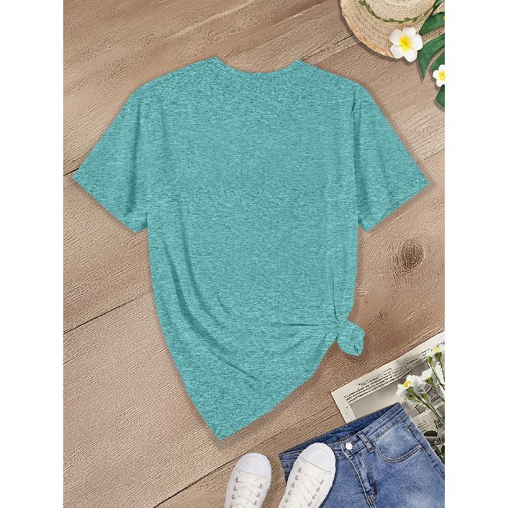 Elegant short-sleeved dress for women Cute Yoga Frog Print Crew Neck T Shirt Suitable for spring wear Summer Autumn Winter fashion