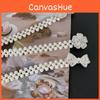 Women's Stylish New Pearl Belt With Crystal Flower Design Ideal For Dress Accessories