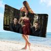The Vampire Diaries Damon salvatore Towel Microfiber Beach Towel Absorbent Quick Yoga Swimming Resort Mountain Climbing Towel