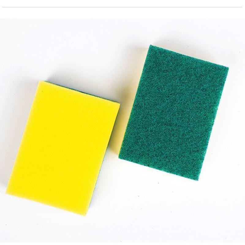 

Высоковпитывающая двухсторонняя губка Magic Cleaning Pot Rust Sponge Cleaner Brush Инструмент для очистки кухонного жира 1pcs