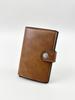 Men's RFID Anti-theft Carbon Fiber Card Holder with Automatic Pop-up Mechanism